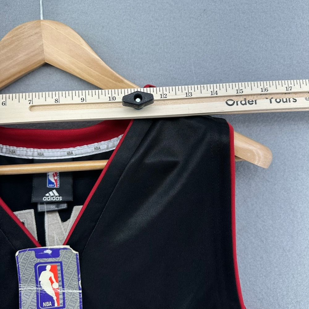 Adidas NBA Miami Heat Lebron James Jersey #6 Black SZ 54 NWT Streetwear Ball - Picture 6 of 11